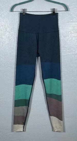 Beyond Yoga Women S Color Block Leggings Engineered Lux High Waisted 7/8 Yoga thumbnail 1