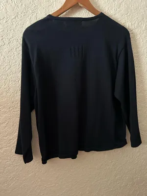 🩷VTG Marisa Christina Woman L Novalty 90s Sweater caterpillar Black Multi Color thumbnail 10