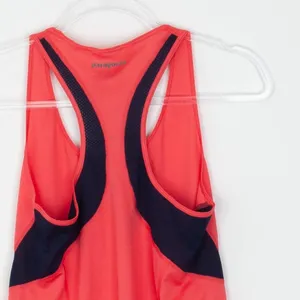 Patagonia Womens Fore‎ Runner Racerback Tank Top Size S Orange Hiking Outdoors thumbnail 5