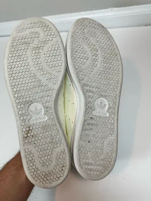 Adidas Stan Smith Sneakers Lace Up Cream White Pink Mint 10.5 thumbnail 12