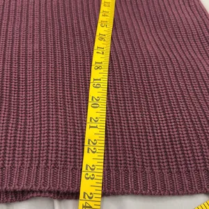 Quince Plum Knit sustainable, organic cotton Sweater Sz M thumbnail 8