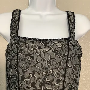 Y2K Dark Feminine Romantic Whimsigoth Regencycore Victorian Tapestry Corset S‎ thumbnail 2