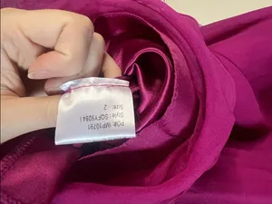 Y2K Kurt Thomas 100% Silk Strapless Ruffle Cocktail Dress thumbnail 13