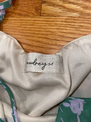 Audrey 3+1 green floral maxi dress thumbnail 2