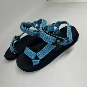 Atika Outdoor Sandals Water Friendly Strappy Blue Woven Size US‎ 8 thumbnail 6