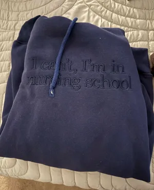 Nursing sweatshirt Blue Size M thumbnail 1