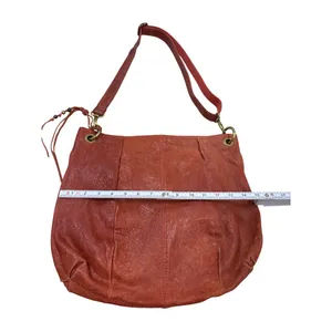 Vintage Fossil Womens Red Leather Shoulder Bag Purse SKU 7234 thumbnail 3