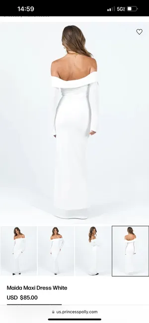 Princess Polly White Dress thumbnail 2