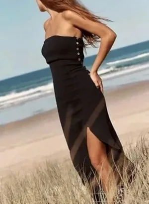 Free People NWOT Make Me Blush MIDI Large thumbnail 1