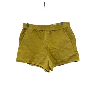 Zara Women's Olive Green High Rise Elastic Waist Shorts Size S NWT thumbnail 2