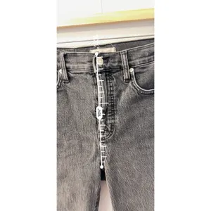 Madewell The Perfect‎ Vintage Straight Jean Washed Black Raw Hem 26 Lunar Wash thumbnail 5