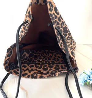 Leopard Print Shoulder Bag Brown thumbnail 4