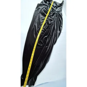 SHEIN Bae Black‎ Dress Velvet Spaghetti Strap 2XL Plus Prom Ruched Stretch New thumbnail 8