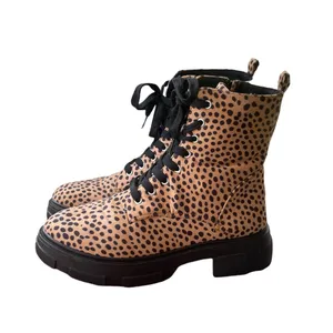 Olivia Miller  Normie leopard print combat boots thumbnail 6