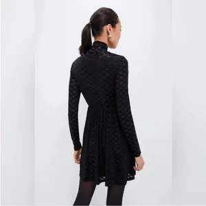 Tuckernuck Rowan Burnout Velvet Mock Neck Mini Dress Size Small New thumbnail 4