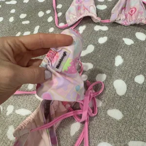 Blackbough Swim x Frazier Sterling bikini set lucky girl hearts bottoms cheeky thumbnail 4