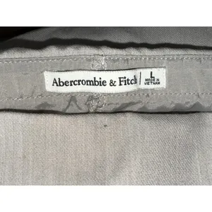 Abercrombie & Fitch Gray Zip Up Low Rise Micro Mini Skirt Womens Size Large L thumbnail 3
