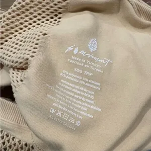 NEW Free People Movement Mesh In Session Tank Top Tan Women’s XS/Small thumbnail 4