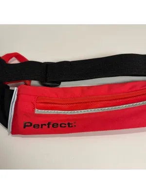Perfect Red Running Belt Waist Fanny Pack Phone Holder Adjustable Fitness NEW thumbnail 3