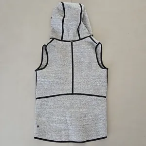 New Reversible Lululemon Insculpt Vest In Gray With Hood thumbnail 6