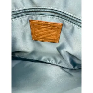 Coach Leather Medium Size White Brown Shoulder Bag thumbnail 9