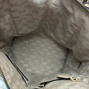 Michael Kors Deep Blue Saffiano Leather Over Shoulder Handbag with Gold Hardware thumbnail 11