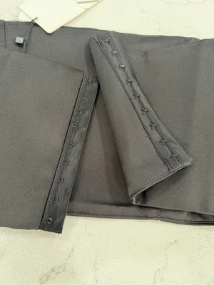 Zara Black Strapless Crop Top with Structured Fit thumbnail 8