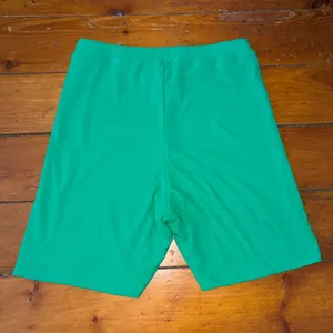White Fox Boutique Green Biker Shorts thumbnail 2