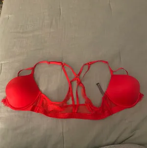 Victoria's Secret Red Push Up Bra thumbnail 3
