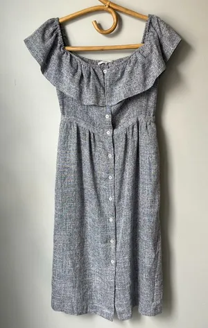 Frnch Off The Shoulder Midi Dress Women's XS thumbnail 1