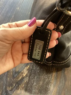 The Sak Black Leather Shoulder Bag thumbnail 3