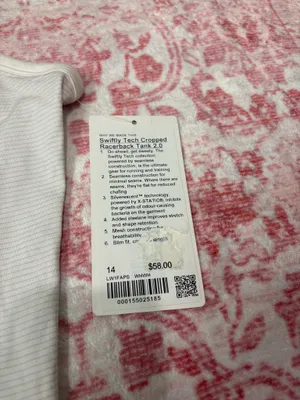 Lululemon Swiftly Tech Cropped Racerback Tank Top thumbnail 3