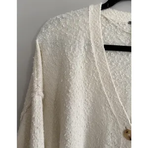 Free People Found My Friend Cardigan Ivory‎ Women's Size Small thumbnail 7
