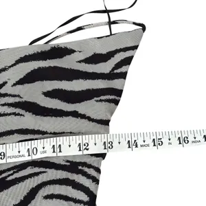 NWT‎ Zara Zebra Print Midi Dress Sz S Cowl Neck thumbnail 5