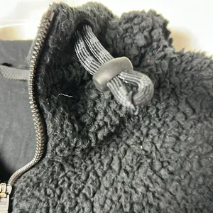 Lululemon quarter zip Sherpa hooded kangaroo pocket Size 4 thumbnail 3