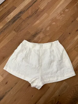 Faithfull the Brand Mirelle Mini Shorts - White thumbnail 3