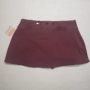 Free People Movement Hot Shot Mini Skort in Clove size L NWT thumbnail 3