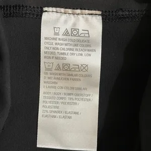 NWOT Zuda Black Bow Tie Leggings Size XXS thumbnail 8