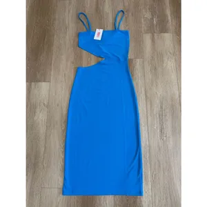 Solid and Striped Cameron Cut Out Midi Dress Blue Size Small MSRP $228 thumbnail 2
