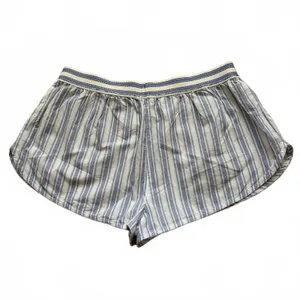 Anthropologie Bloomer Boxer Shorts Stripe Thelma Cotton Blue Women's Small NWT thumbnail 6