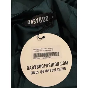 Babyboo Misha Maxi Dress Emerald Green NEW NWT Size Small thumbnail 9