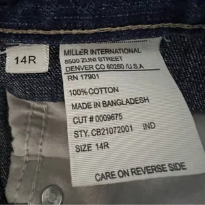 Y2K Cruel Girl Juniors 14R Bootcut Jeans Blue Western Cowgirl 100% Cotton Ranch thumbnail 8