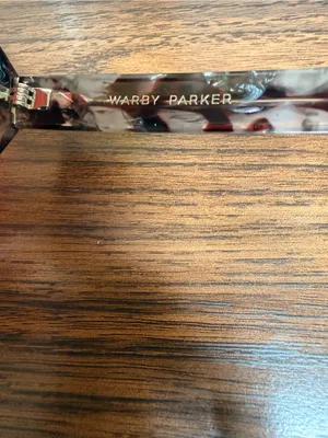 Warby Parker Renee sunglasses featuring a grey tortoise shell pattern thumbnail 10
