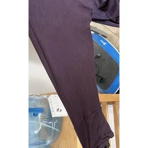 41 hawthorn blouse Top Short Sleeve Large Purple Open back Tunic Stretch Fall thumbnail 6