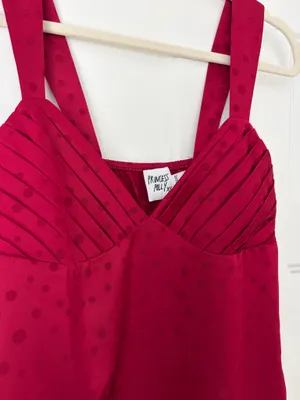 Princess Polly Red Polka Dot Dress thumbnail 2