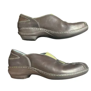 Indigo by Clarks Brown Leather Slip-On Shoes Women's Size 8M thumbnail 2
