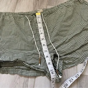 American Eagle Gingham Boxer Shorts Green White (Large) coquette pinterest thumbnail 4