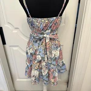 Altar’d State Floral Spaghetti Strap Dress Sundress Bow Back NWOT thumbnail 5