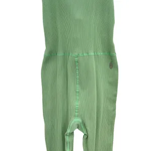 Free People Free Throw Onesie Jumpsuit Ribbed Seamless Green‎ Size Large thumbnail 6