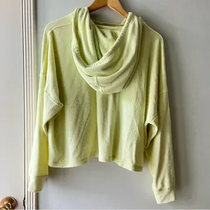 Free People• French terry hooded crop sweatshirt• Sz XS thumbnail 10